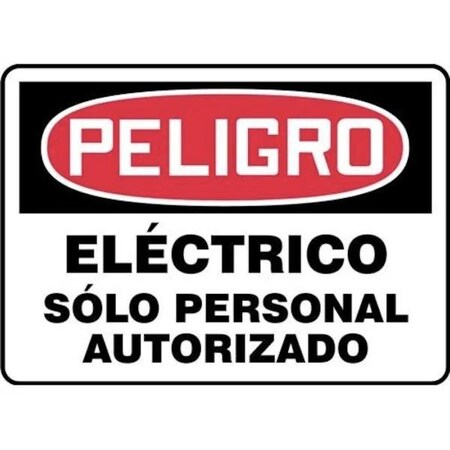 Accuform OSHA DANGER Safety Sign ELECTRICAL SHMELC022XP SHMELC022XP